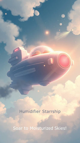 Humidifier Starship: Soar to Moisturized Skies!